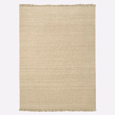 Open Box: Hand Spun Jute Rug, 9x12, Bleached