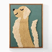 Puppy Felt Wall Art Golden Doodle