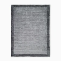 Tencel Frame Rug, Sand, 3'x5'