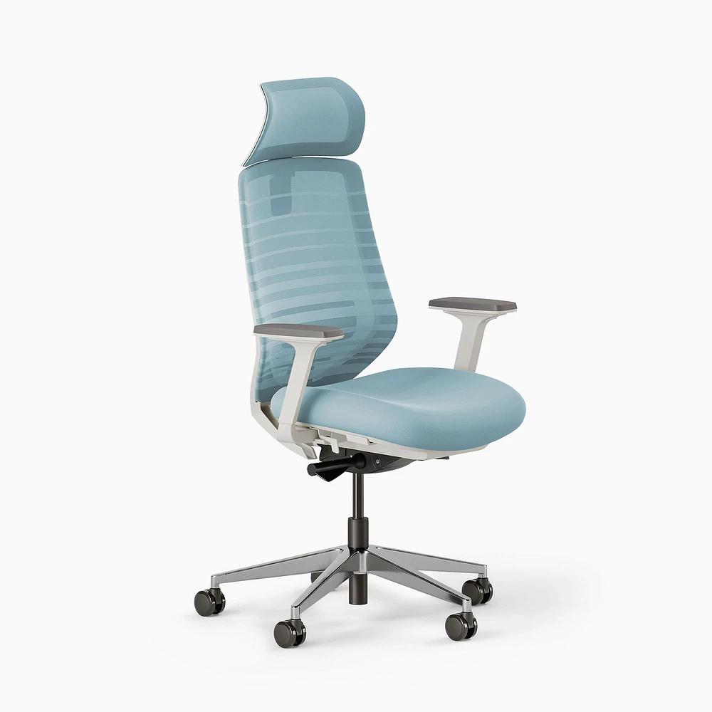 Ergonomic Chair Black/Black-Black Headrest