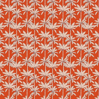 Chasing Paper x Bikini sous la Pluie, Cane and Palm Swatch, Orange, 8.6x9.6