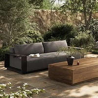 Mairead  Outdoor Metal Sofa-106, Arashi Graphite-Bronze