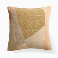 Mosaic Crewel Pillow Cover, 20x20, Sand