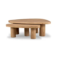 Zaccai Coffee Table, Small, Natural Oak