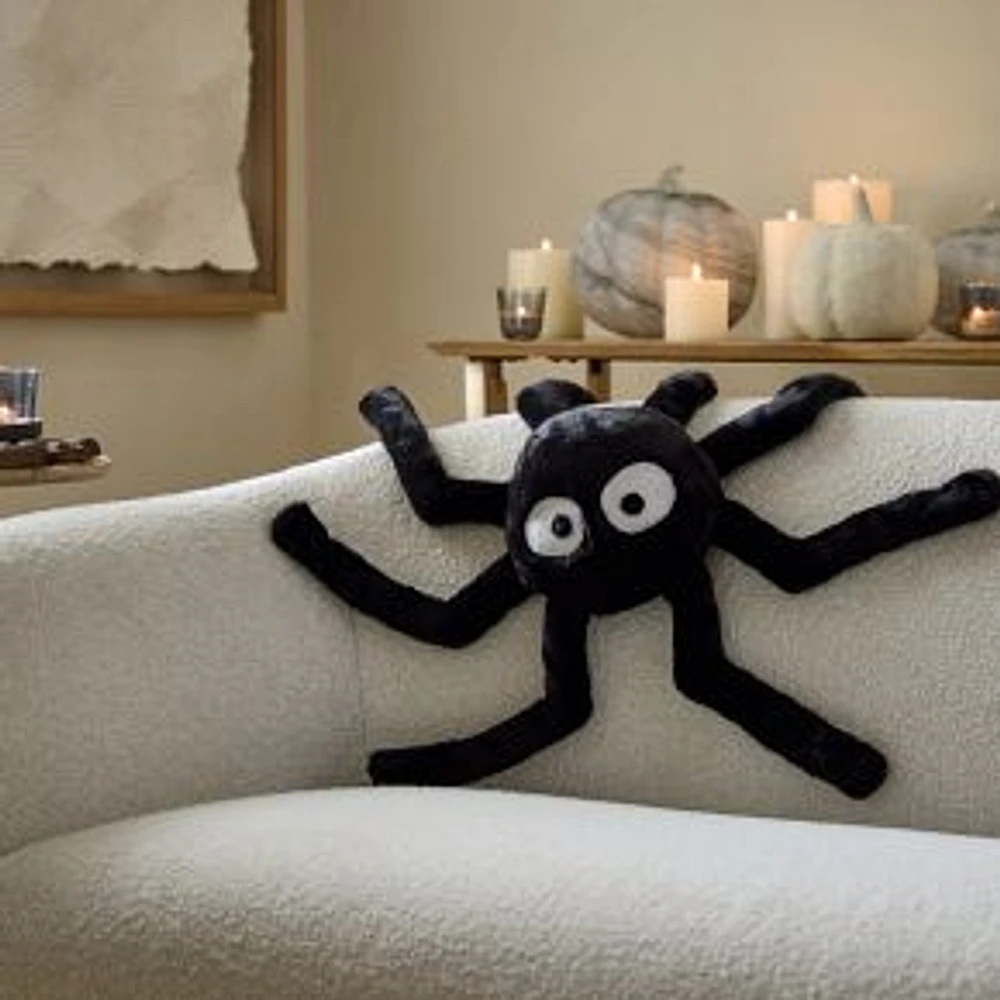 Ed Emberley Spider Pillow, Black