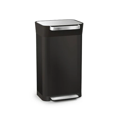 Joseph and Titan 30L Trash Compactor Kitchen Waste Bin, Stainless Steel