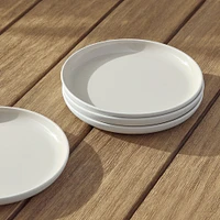 Aaron Probyn Kaloh Melamine Dinnerware, Salad Plate, White, Set Of 4