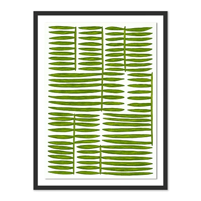 Incrementum By Marianne Hendriks, Framed Paper, Giclee Print, Natural, 18x24