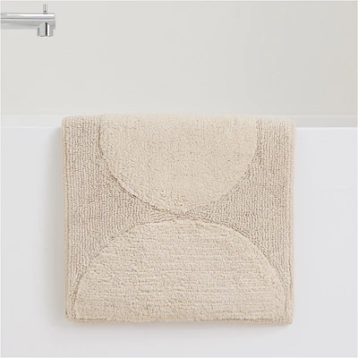 Memory Foam Bath Mat, White