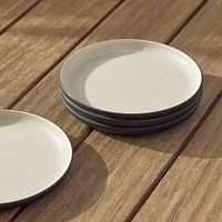 Aaron Probyn Kaloh Melamine Dinnerware, Salad Plate, White, Set Of 4