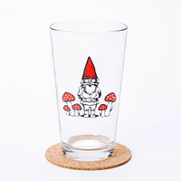 Fishing Lure Pint Glass Black