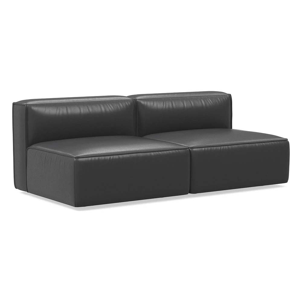 Remi 72" Modular Sofa, Leather