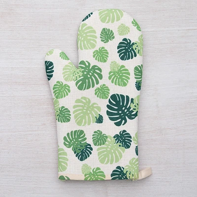 Monstera Oven Mitt