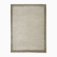 Tencel Frame Rug, Sand, 3'x5'