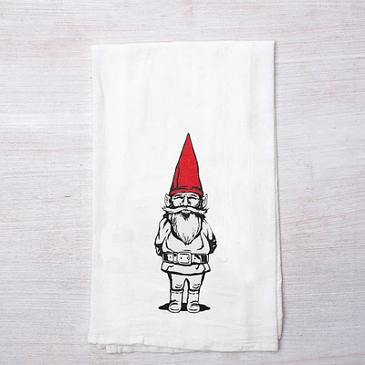 Garden Gnome Flour Sack Towel