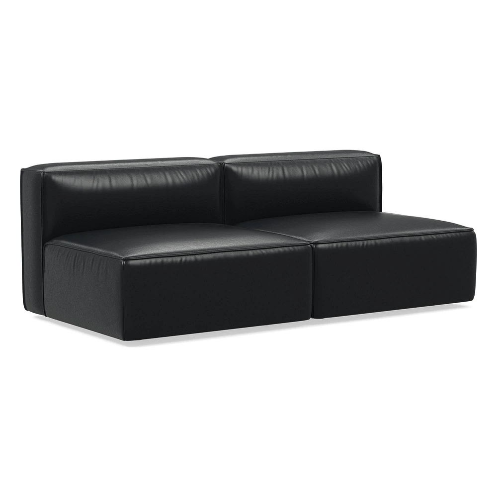 Remi 72" Modular Sofa, Leather