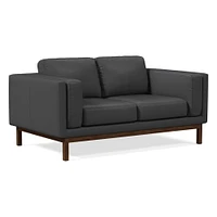 Dekalb 96" Sofa Poly Ludlow Leather Black Ac