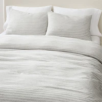 European Flax Linen Full/Queen Duvet, White