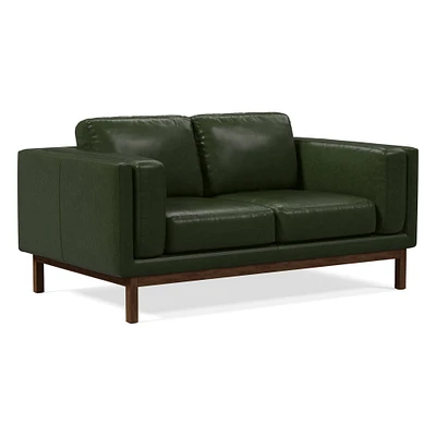 Dekalb 68" Sofa, Saddle Leather, Nut, Acorn