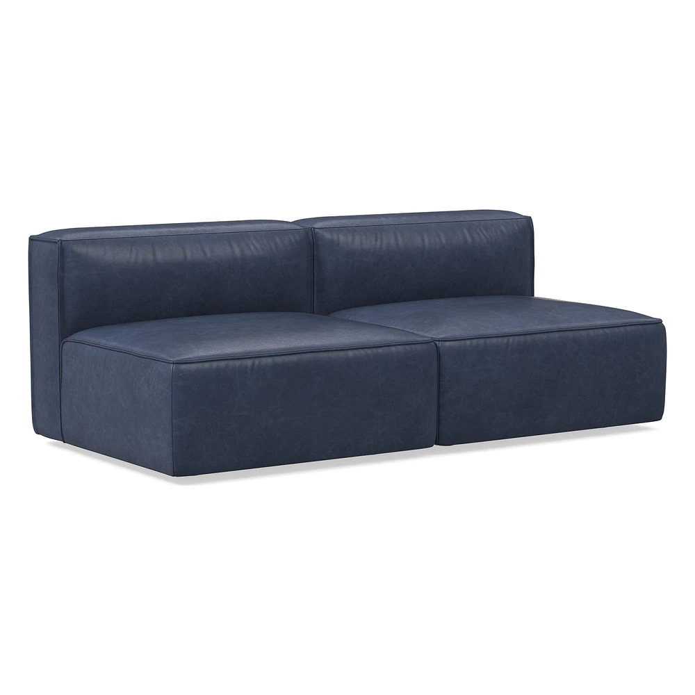 Remi 72" Modular Sofa, Leather