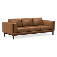 Dekalb 96" Sofa Poly Ludlow Leather Black Ac