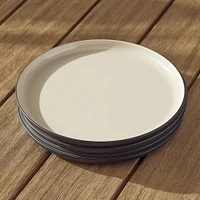 Aaron Probyn Kaloh Melamine Dinnerware, Dinner Plate, White, Set Of 4