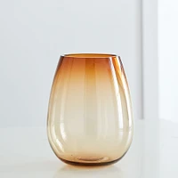 Foundations Glass Tapered Vase, Golden Oak, 12"