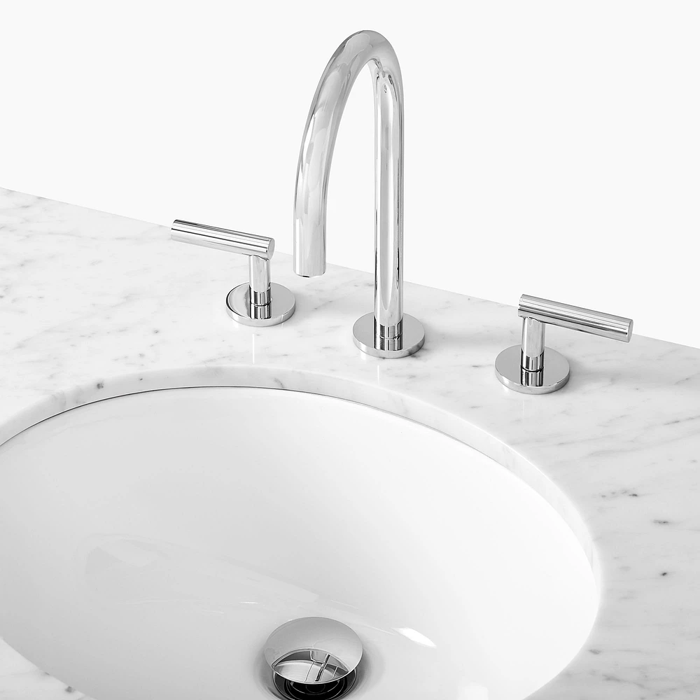 Adan Bathroom Faucet, Antique Brass