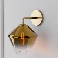 Sculptural Sconce, Geo Small, Milk, Chrome, 7"