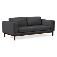 Dekalb 96" Sofa Poly Ludlow Leather Black Ac