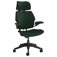 Humanscale Freedom Task Chair with Headrest Graphite Frame Corde 4; Black