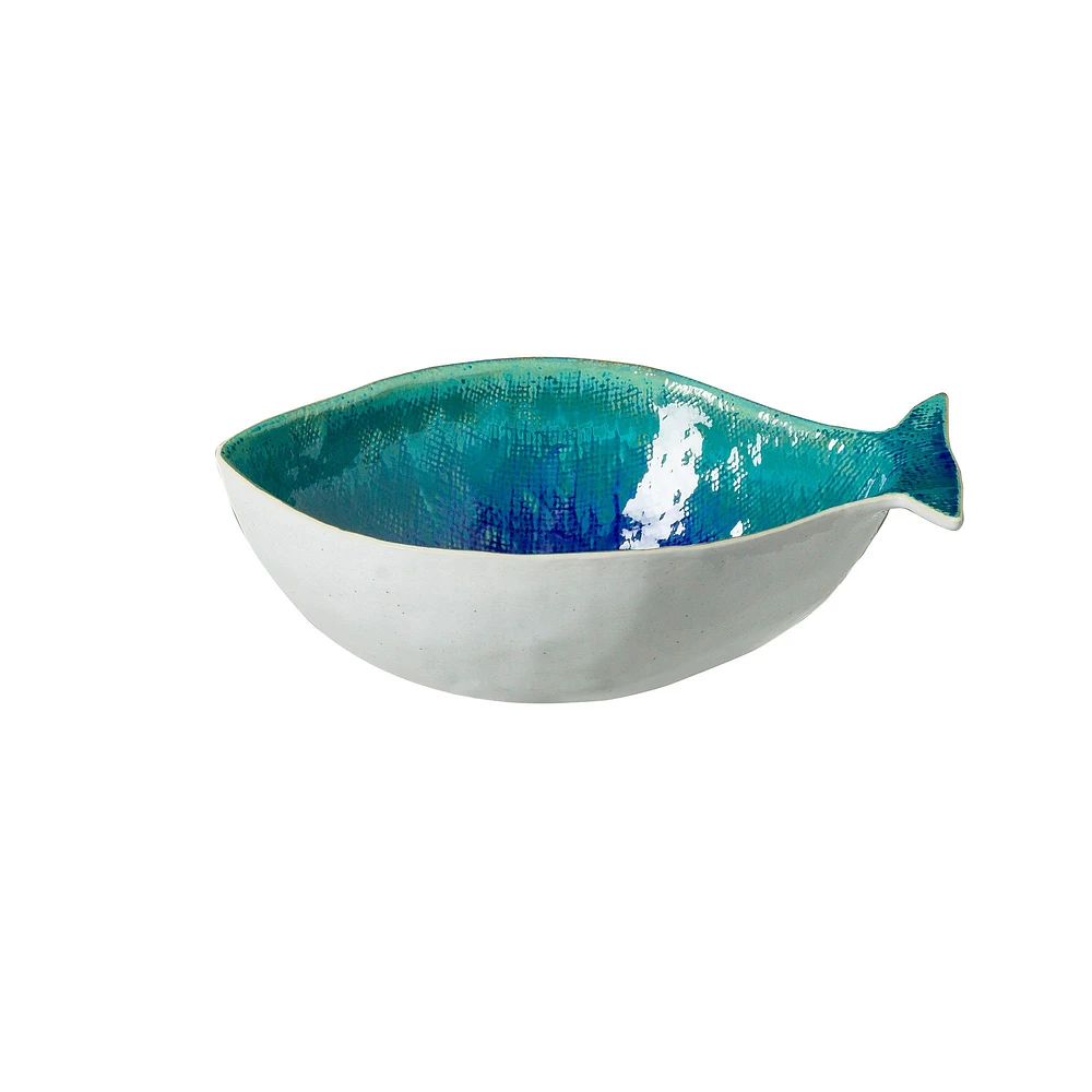 Dori Small Fish Bowl, Light Blue, 3.5"D