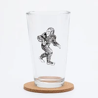 Fishing Lure Pint Glass Black
