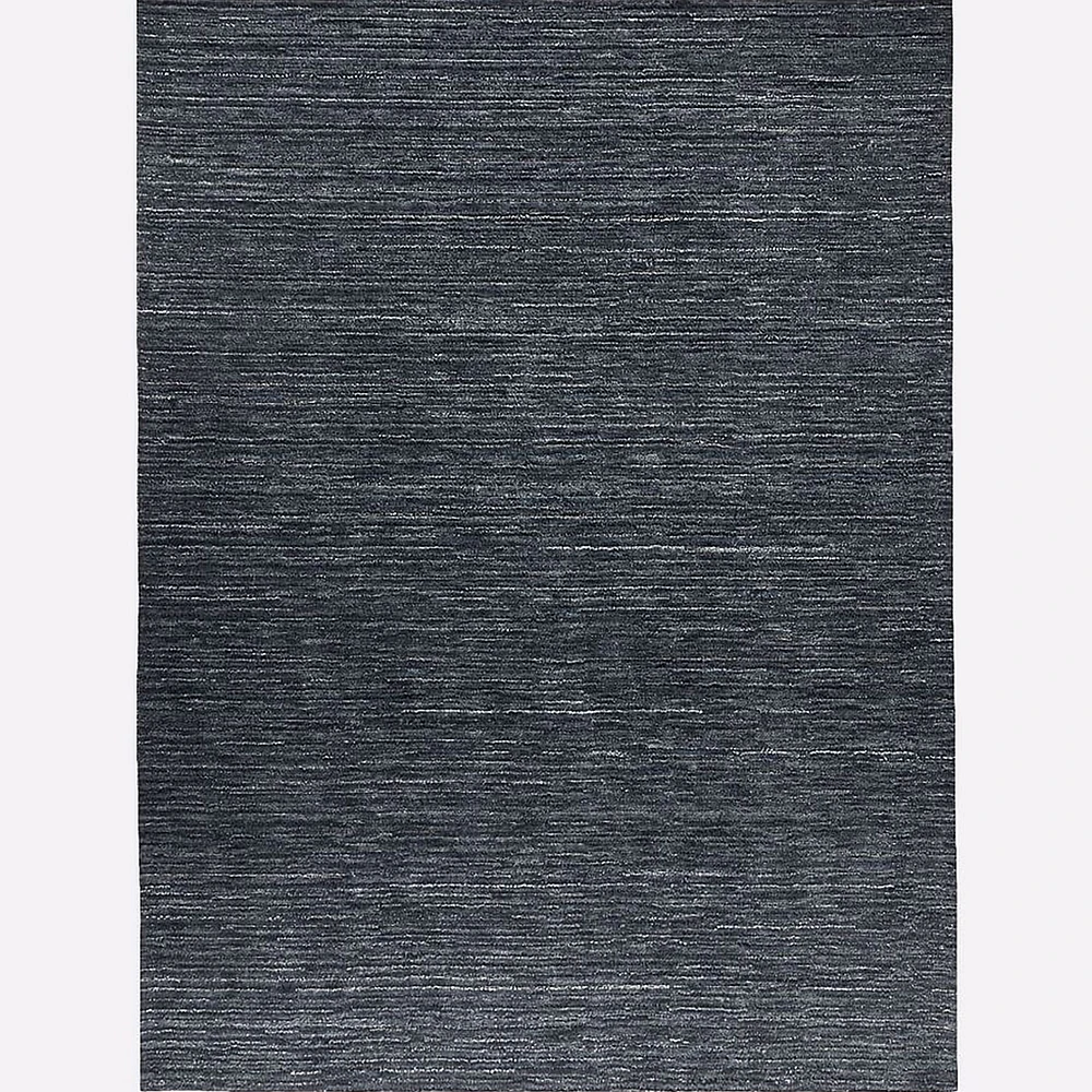 Chip & Dent: Lumini Performance Wool Rug, 5x8, Navy