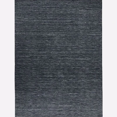 Chip & Dent: Lumini Performance Wool Rug, 5x8, Navy
