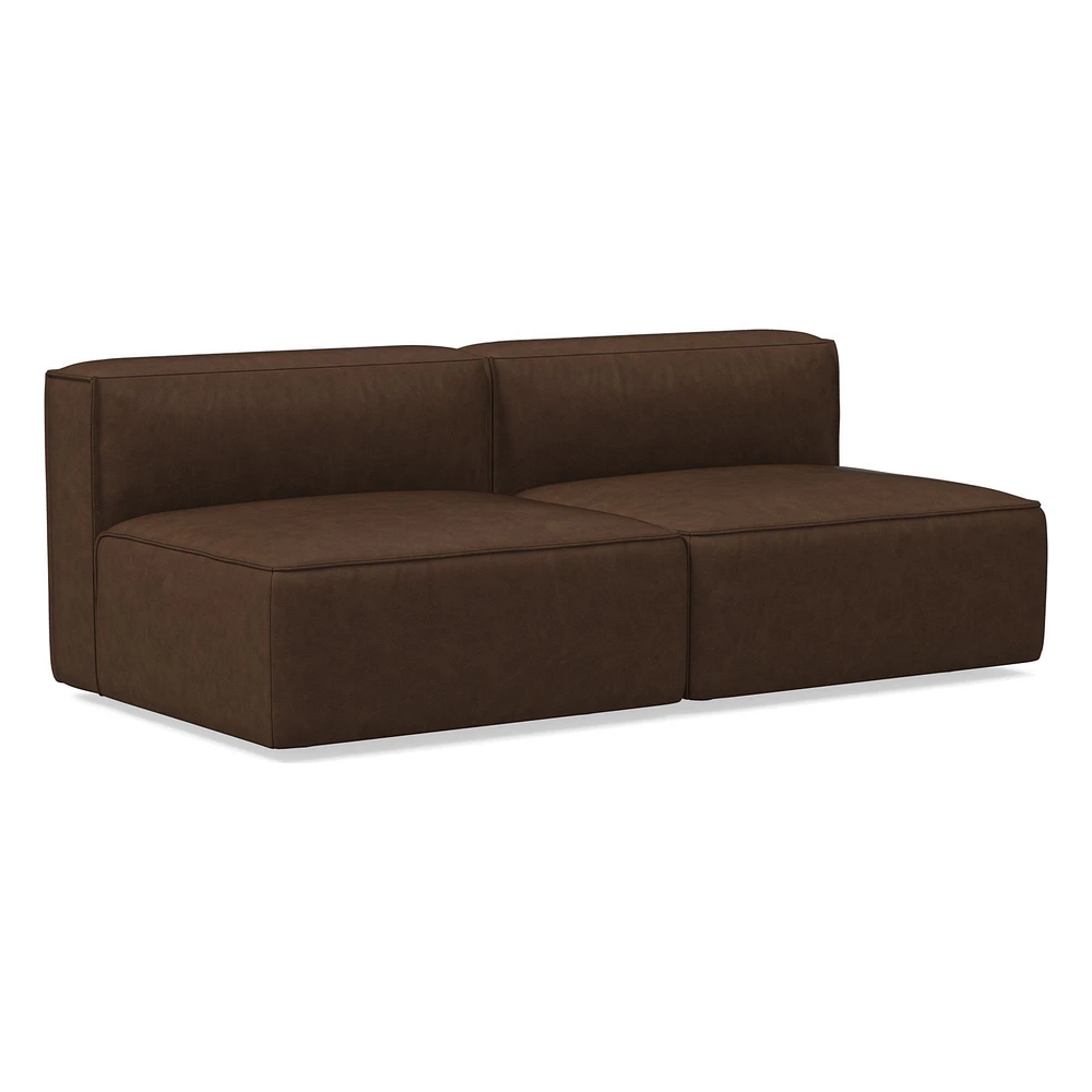 Remi 72" Modular Sofa, Leather