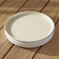 Aaron Probyn Kaloh Melamine Dinnerware, Dinner Plate, White, Set Of 4