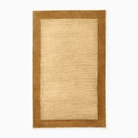 Tencel Frame Rug, Sand, 3'x5'