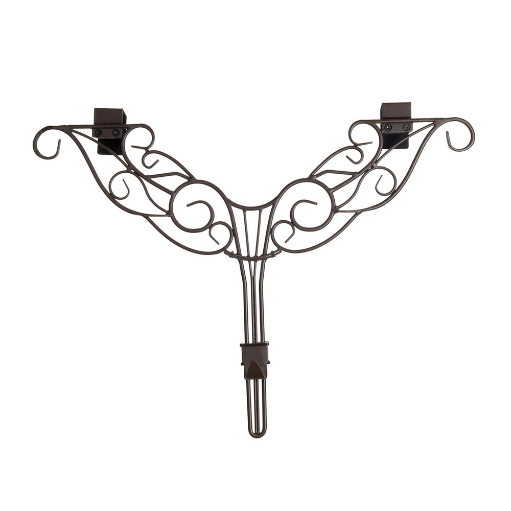 Adjustable Wreath Hanger, Antler, Brown