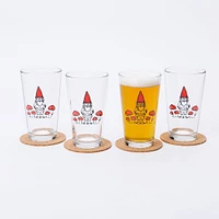 Fishing Lure Pint Glass Black