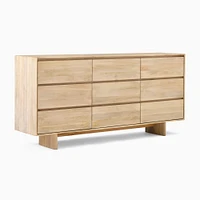 Anton 85" 9 Drawer Dresser, Cerused White