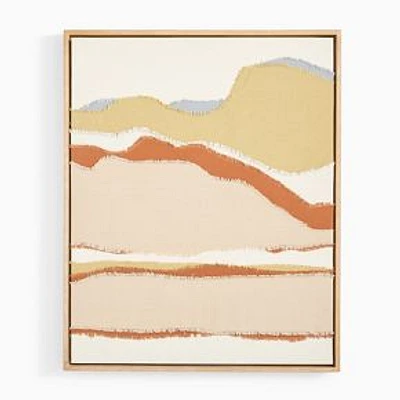 Fira Fabric Landscape Framed Wall Art, 34x42