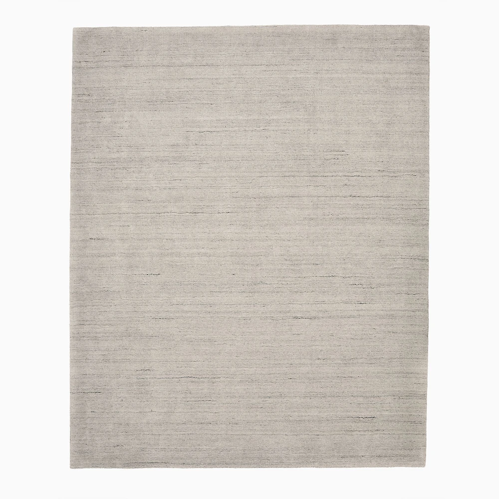 Open Box: Shale Striations Rug, 8x10, Warm Neutral