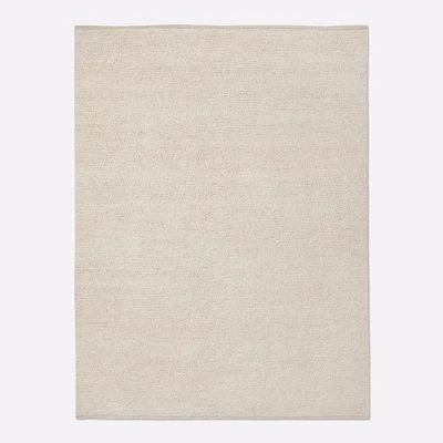 Mini Pebble Jute Wool Rug, Alabaster, 3'x5'