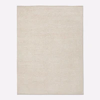 Mini Pebble Jute Wool Rug, Alabaster, 3'x5'