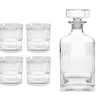 NoHo Glass Decanter, Clear