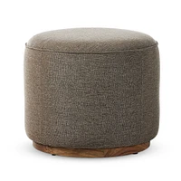 Niobe Outdoor Ottoman, Bronze-Alessi Linen