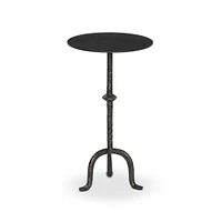 Giacinto End Table, Dark Brass