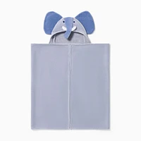 Bunny Hooded Baby Bath Wrap : Jade