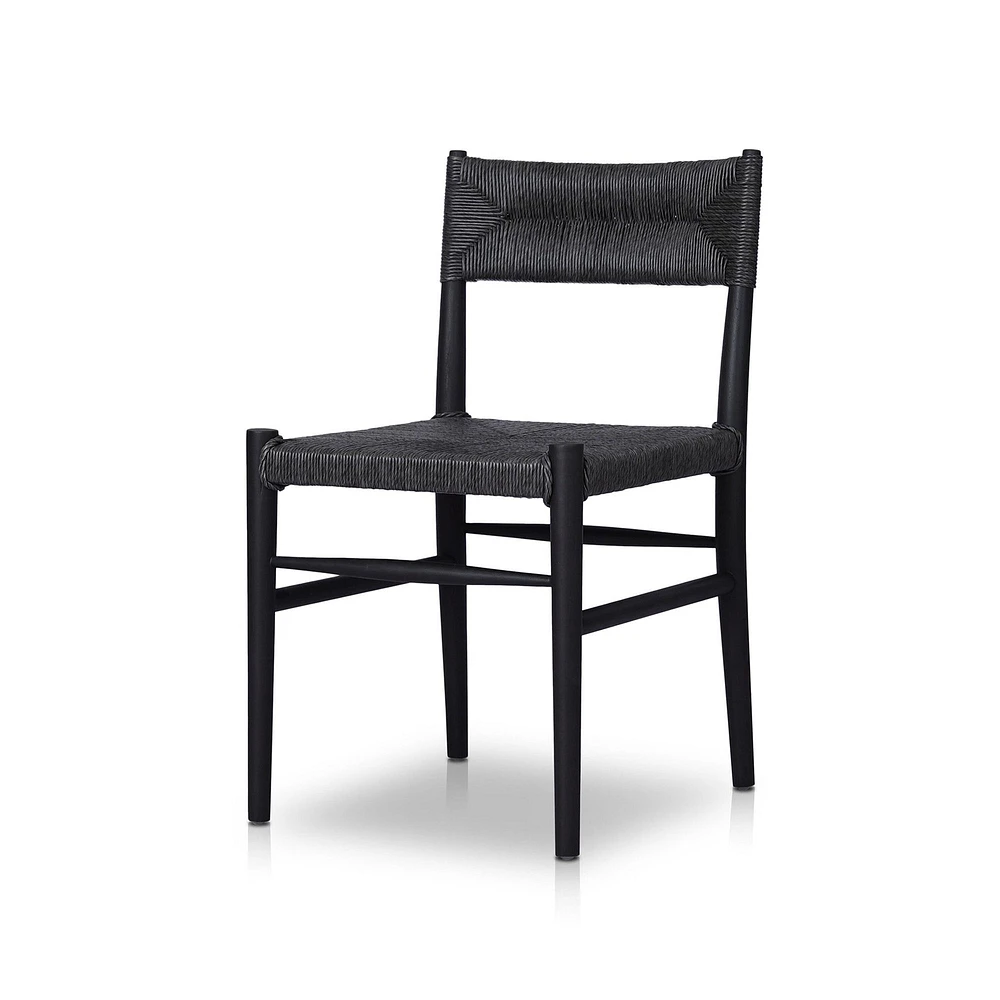 Darlyne Outdoor Dining Chair, Set of 2-Black Teak